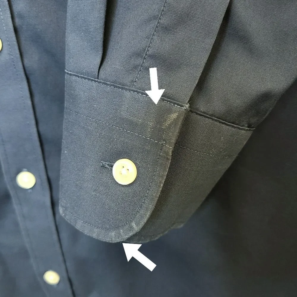 J. Crew Ludlow Slim Fit Navy Blue Button Up 16 / 32